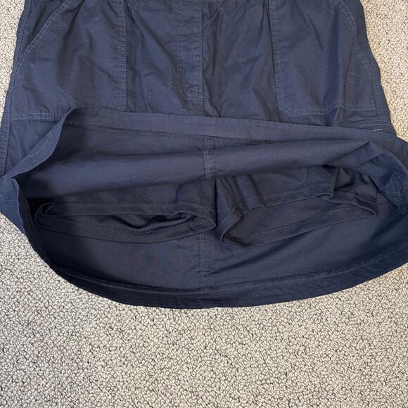 Chicos Poplin Pull On Black Mini Skort US Women's 14 Plus - Picture 3 of 6